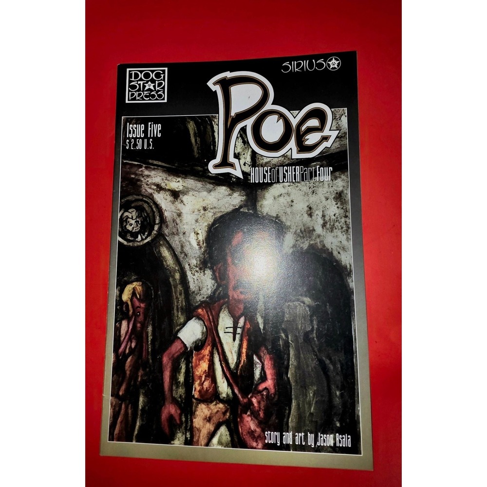 Sirius Poe Comic Book Unisex OS Black Excellent Vol 2 Issue 5 House of Usher